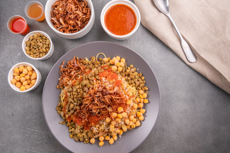 koshari, piatti tipici egiziani koshari, piatti tipici egiziani