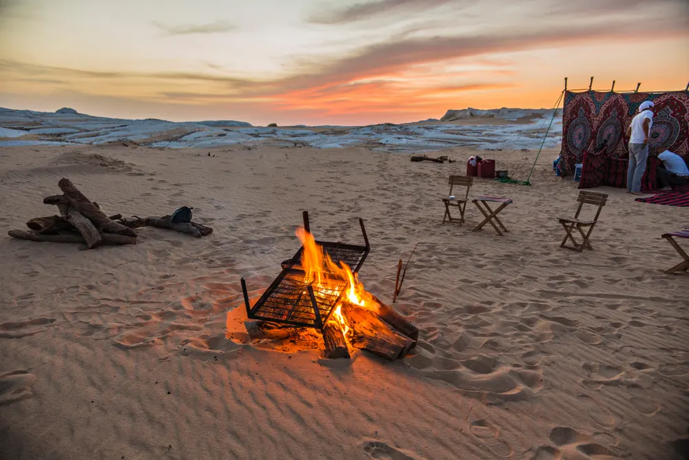 deserto bahariya, Deserto bianco Egitto