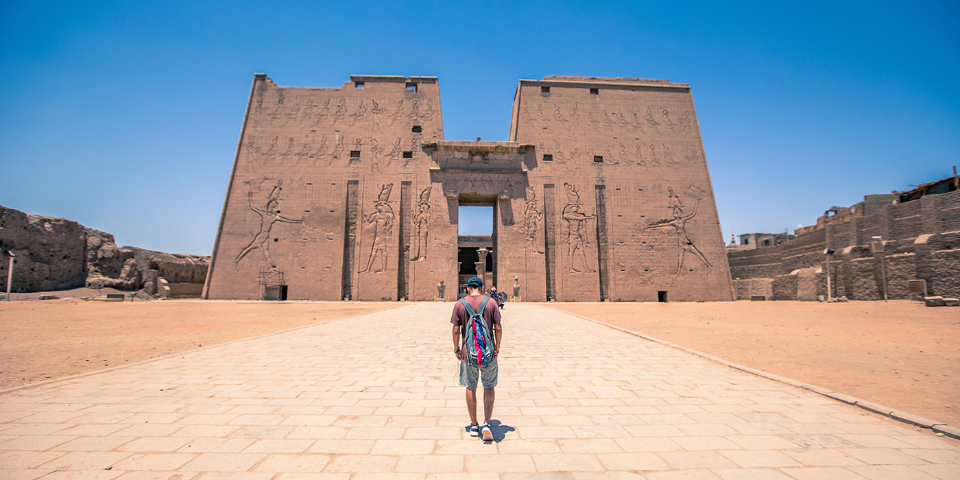 Il tempio di Edfu ad assuan
