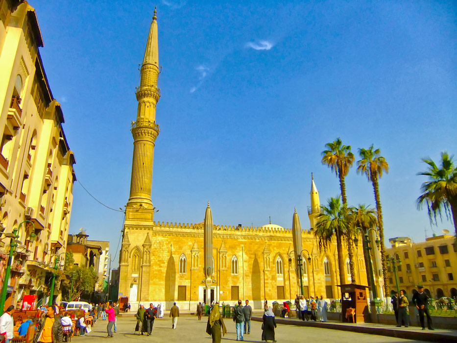 la moschea del Hussein a khan el khalili