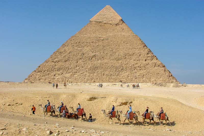la piramide di cheope, dove si trova l'egitto