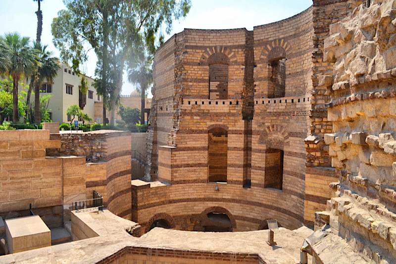 La fortezza di Babilonia al Cairo copto La fortezza di Babilonia
