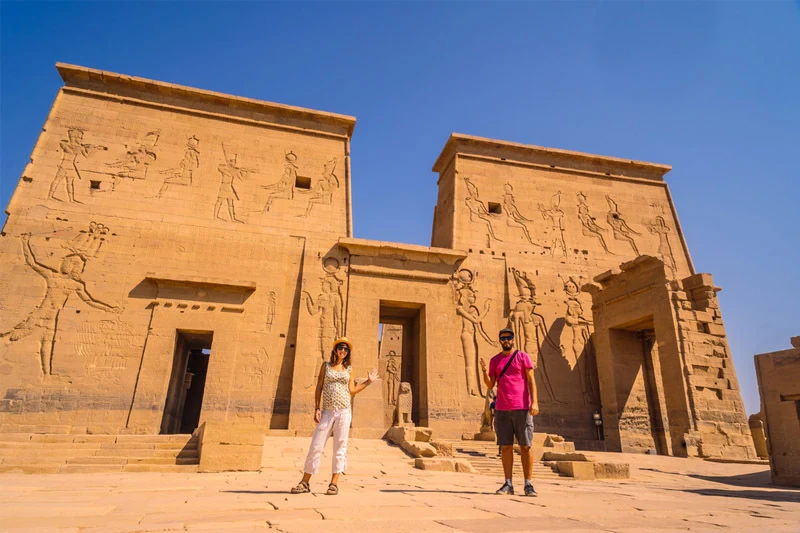 la città di Edfu in Egitto