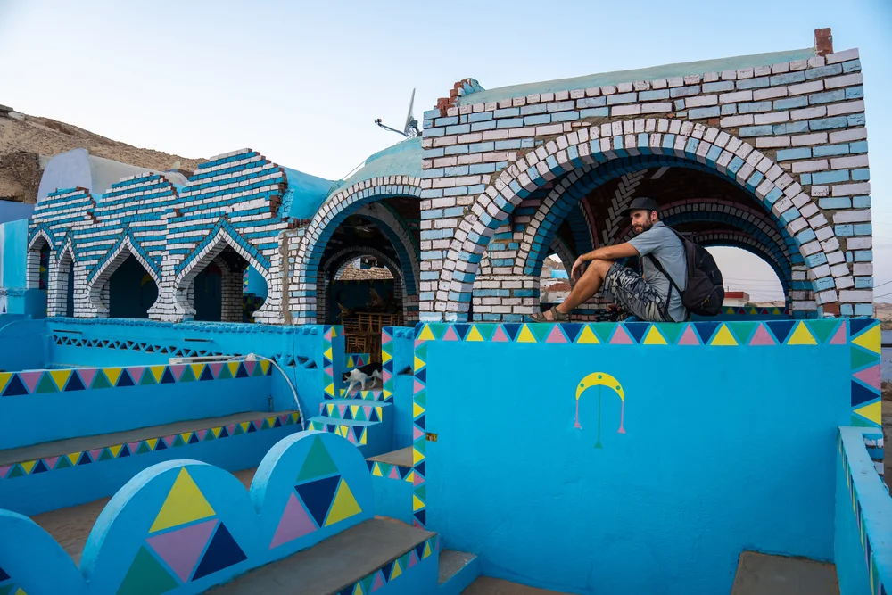 una casa colorata al Villaggio Nubiano, assuan cosa vedere una casa colorata al Villaggio Nubiano, assuan cosa vedere