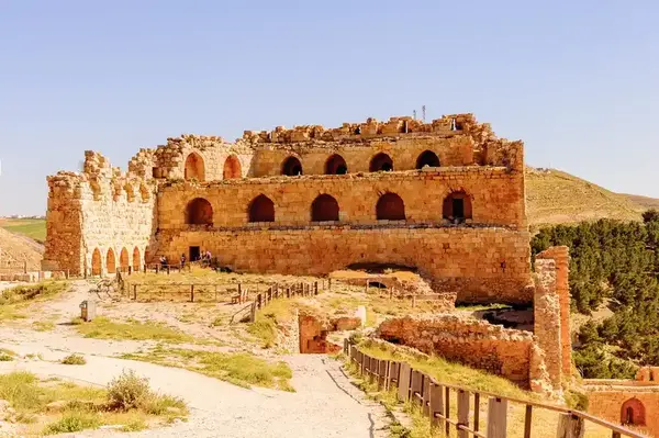 Kerak castello in giordania
